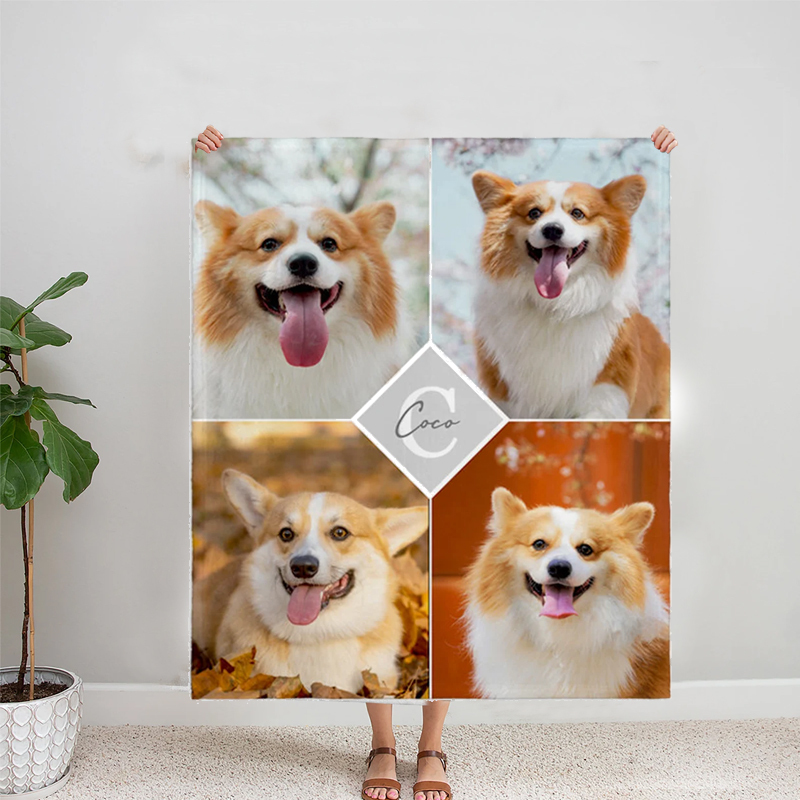 Personalized Memorial Photo Blanket for Comfort & Unique | BKphoto16