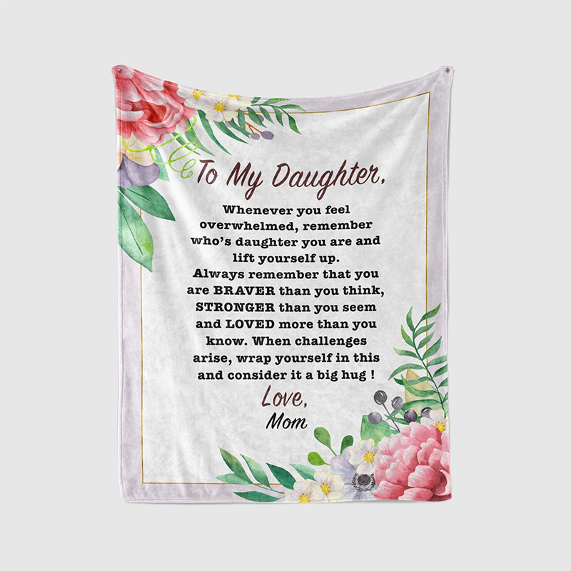 Personalized Love Letter Blanket for Comfort & Unique | BKletter01