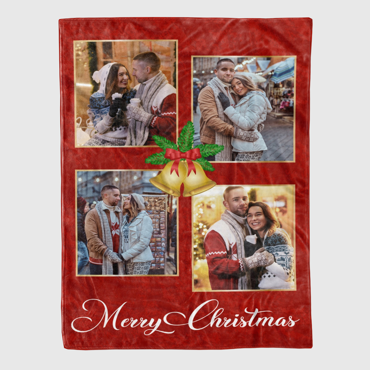 Personalized Merry Christmas Blanket for Comfort & Unique | BKMC08