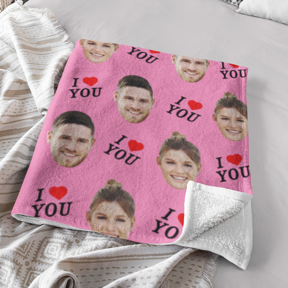 Personalized Funny Face Blanket for Comfort & Unique | BKFace07