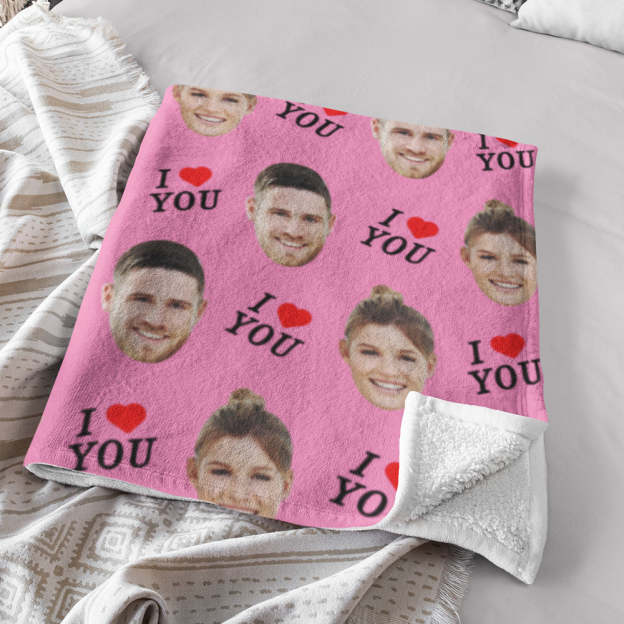 Personalized Funny Face Blanket for Comfort & Unique | BKFace07