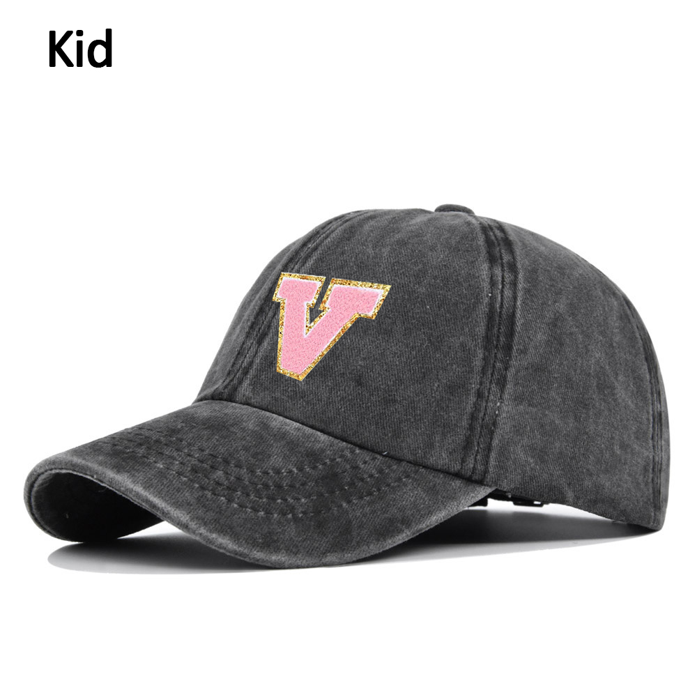 Personalized Adult & Kid Letter Patch Tie-dye Hat | CWBeach17