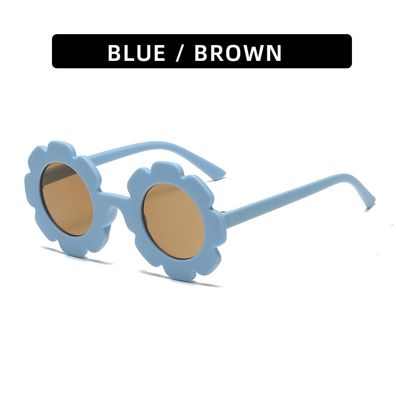 Personalized Colorful Flower Sunglasses For Kids | CWBeach03