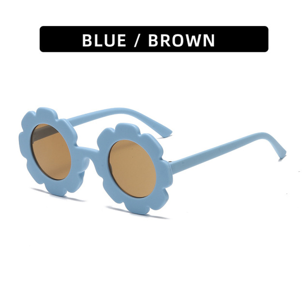 Personalized Colorful Flower Sunglasses For Kids | CWBeach03