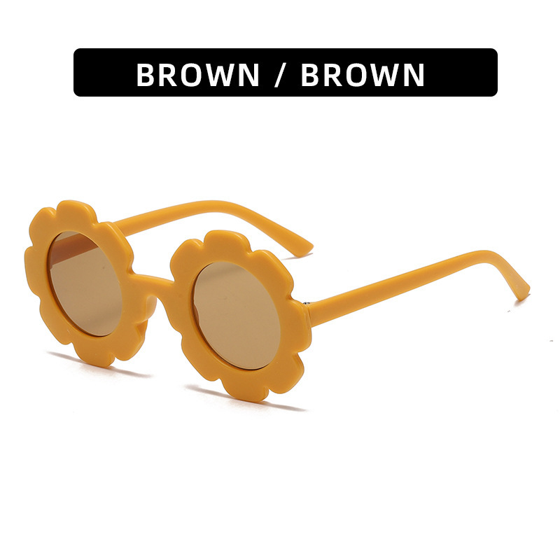 Personalized Colorful Flower Sunglasses For Kids | CWBeach03