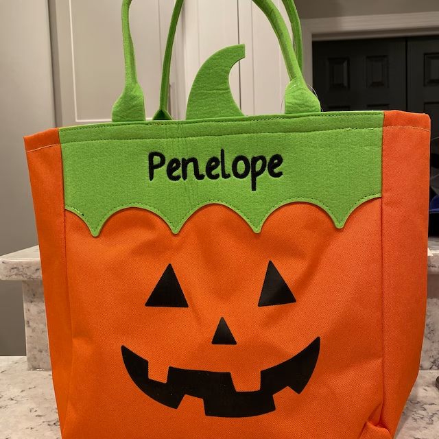 Personalized Name Halloween Tote Bag | CWHalloween04