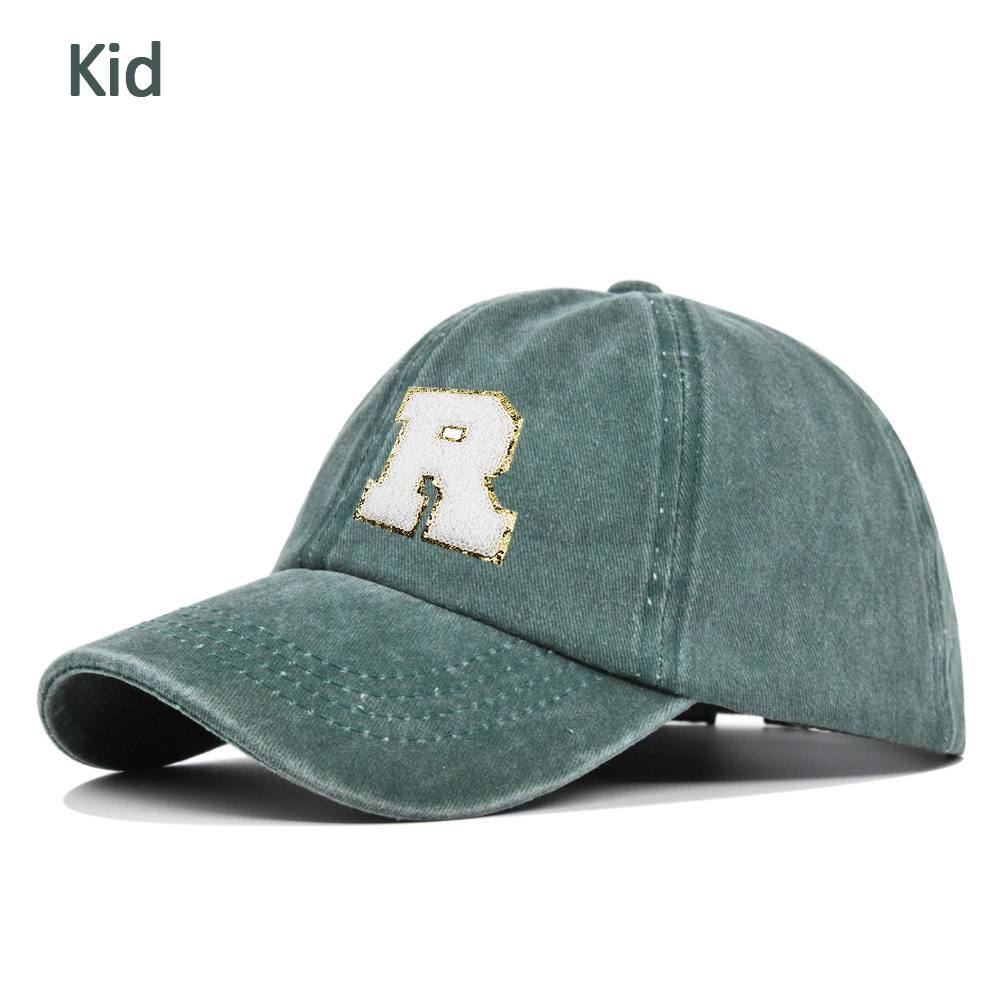 Personalized Adult & Kid Letter Patch Tie-dye Hat | CWBeach17