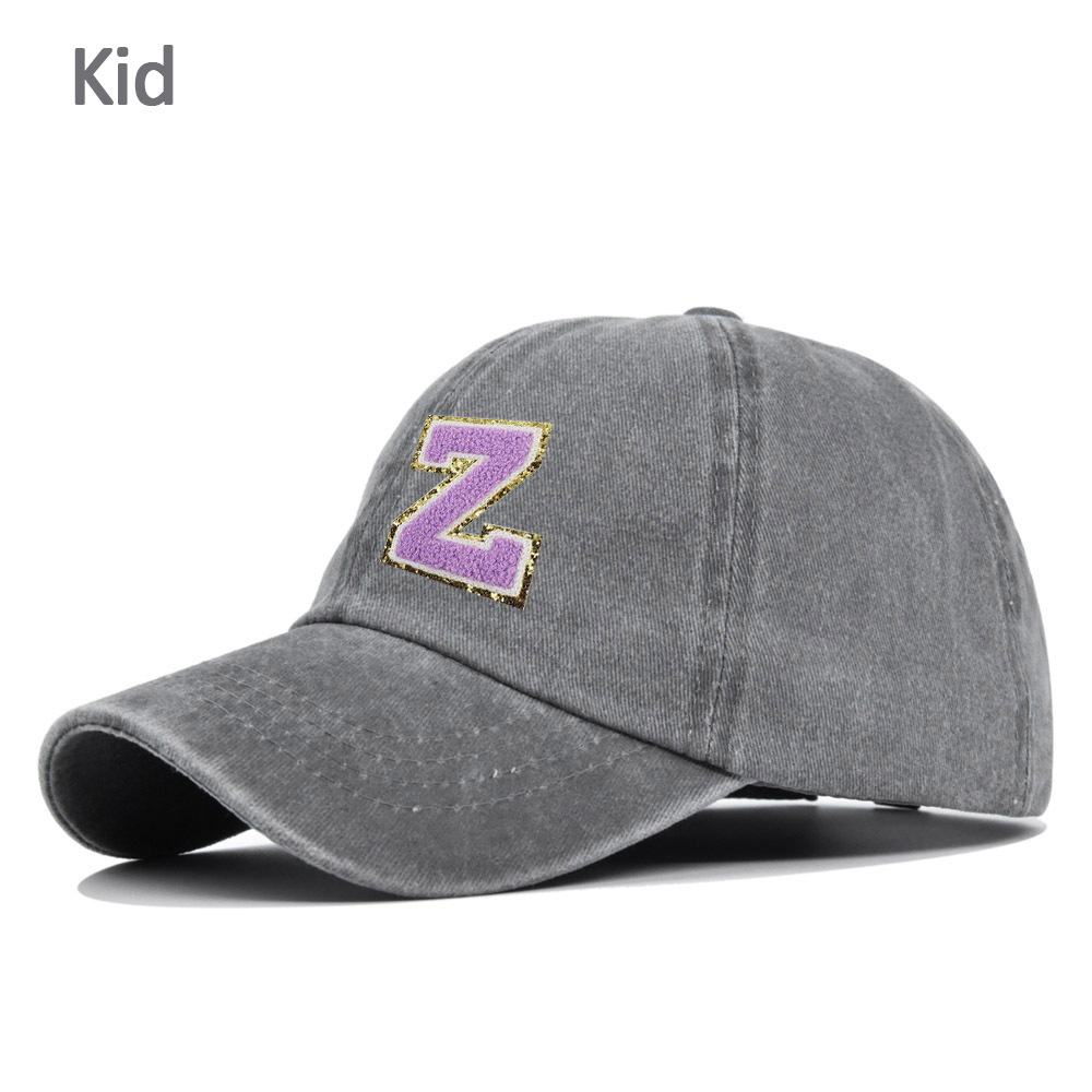 Personalized Adult & Kid Letter Patch Tie-dye Hat | CWBeach17