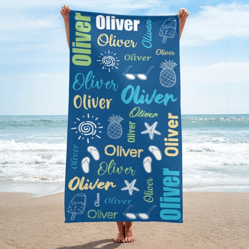 Personalized Lovely Kid Towel for Summer & Beach | CWTowel16