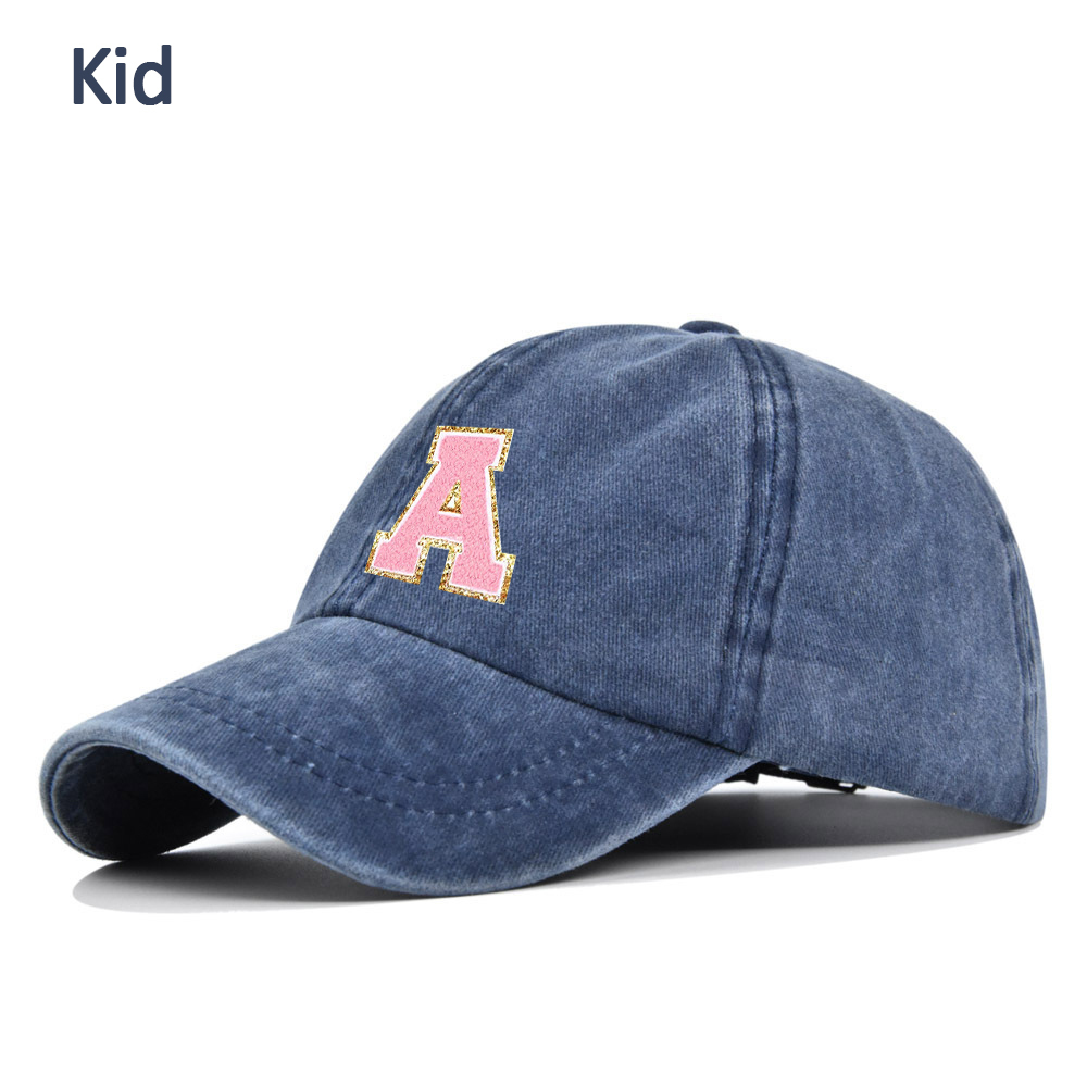 Personalized Adult & Kid Letter Patch Tie-dye Hat | CWBeach17