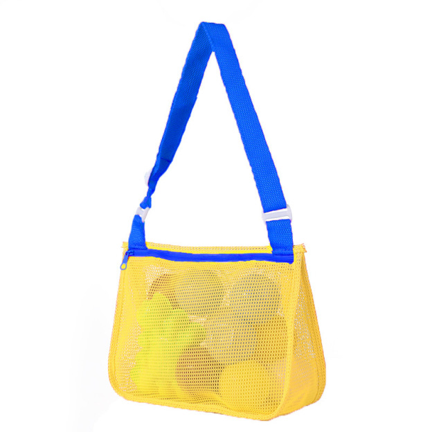 Personalized Seashell Zipper Mesh Beach Bag | CWBeach50