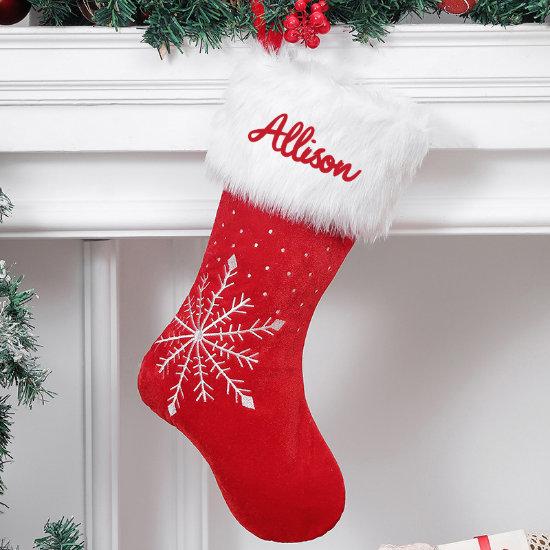 Personalized Christmas Stocking with Family Name | MCGift03