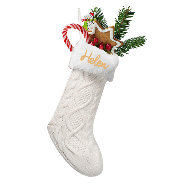 Personalized Christmas Stocking with Family Name | MCGift04