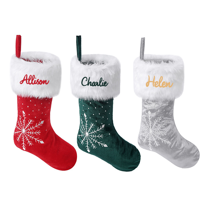 Personalized Christmas Stocking with Family Name | MCGift03