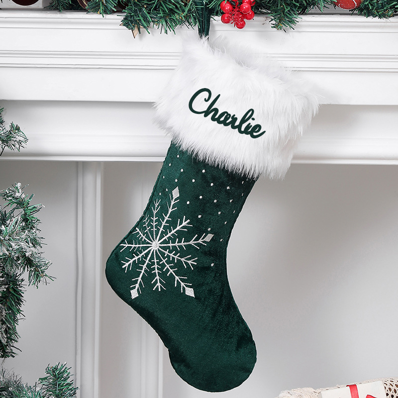 Personalized Christmas Stocking with Family Name | MCGift03