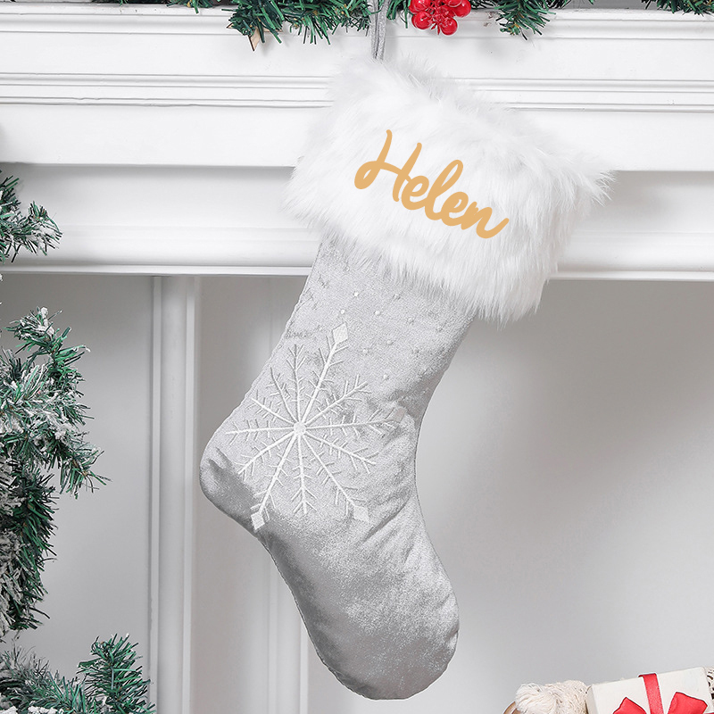 Personalized Christmas Stocking with Family Name | MCGift03