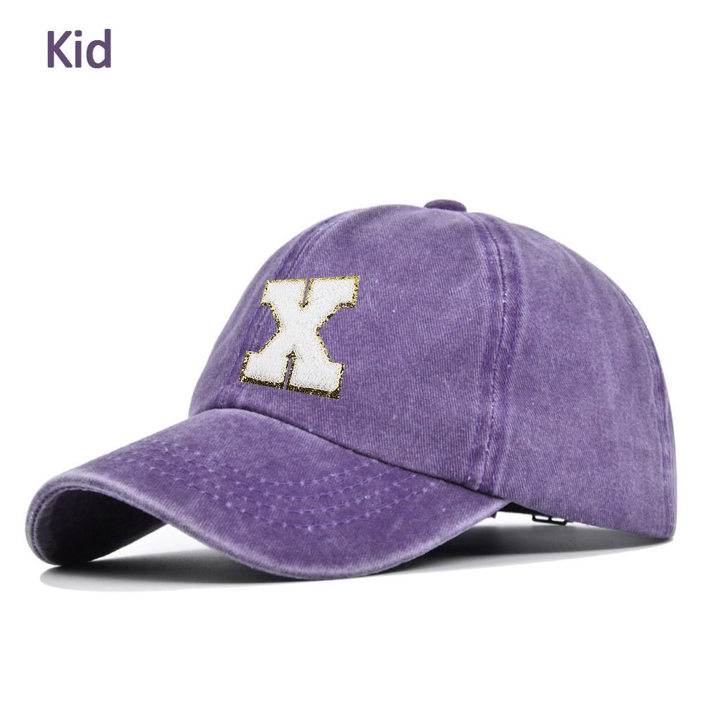 Personalized Adult & Kid Letter Patch Tie-dye Hat | CWBeach17