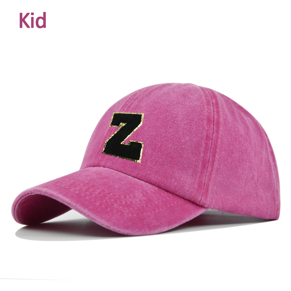 Personalized Adult & Kid Letter Patch Tie-dye Hat | CWBeach17