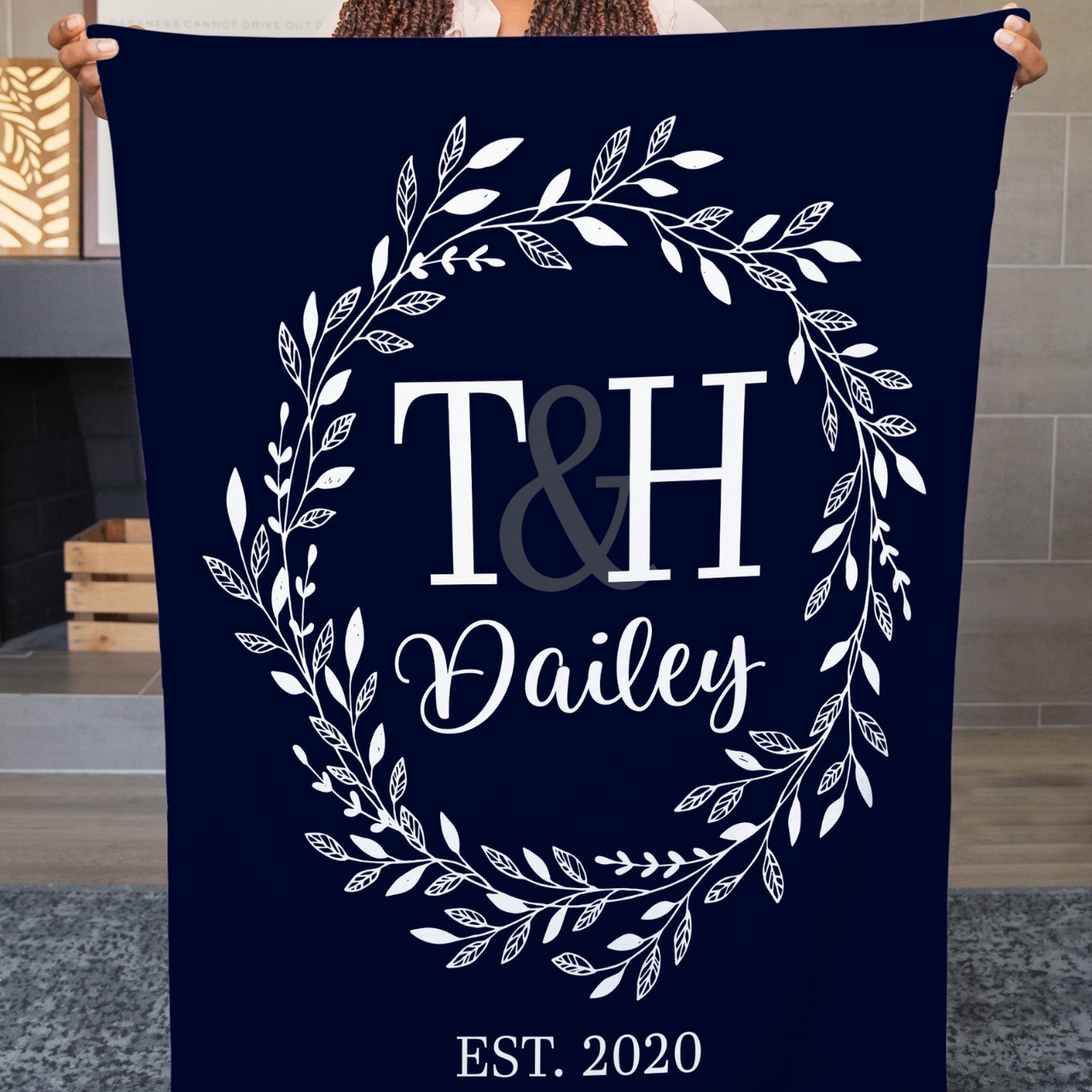 Personalized Anniversary Blanket for Comfort & Unique | BKAN002