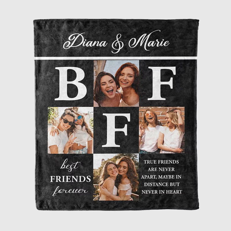 Personalized Memorial Photo Blanket for Comfort & Unique | BKphoto15