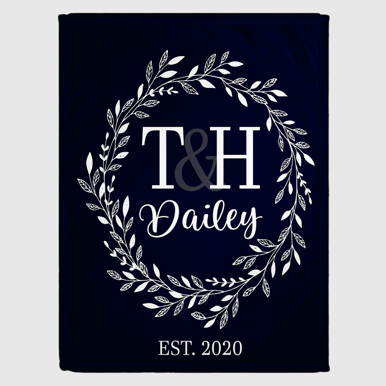 Personalized Anniversary Blanket for Comfort & Unique | BKAN002