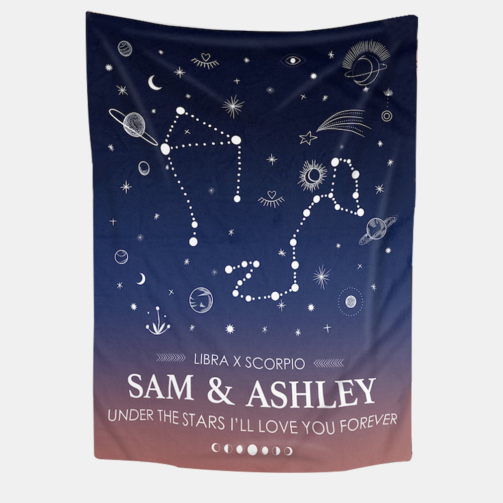 Personalized Anniversary Blanket for Comfort & Unique | BKAN008