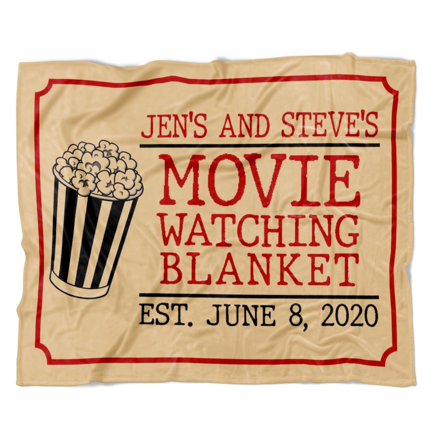 Personalized Anniversary Blanket for Comfort & Unique | BKAN009