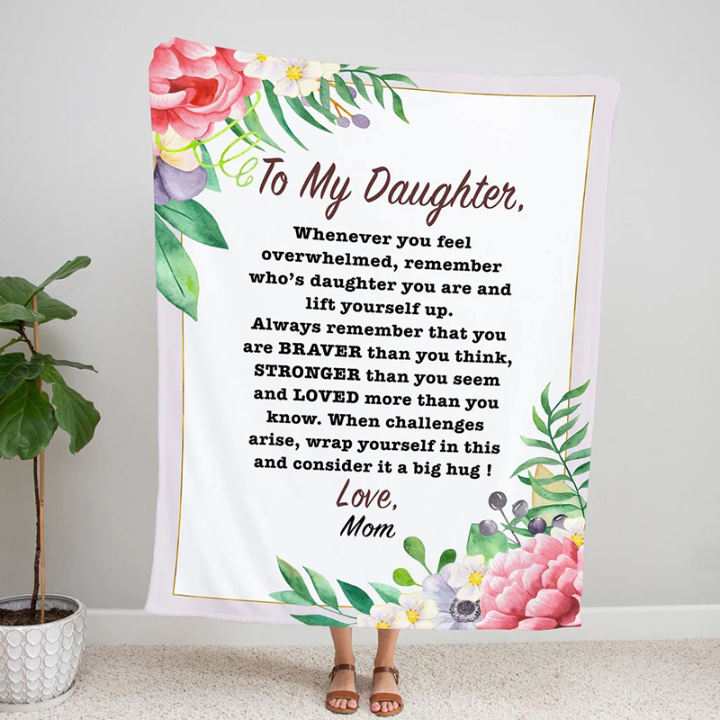 Personalized Love Letter Blanket for Comfort & Unique | BKletter01
