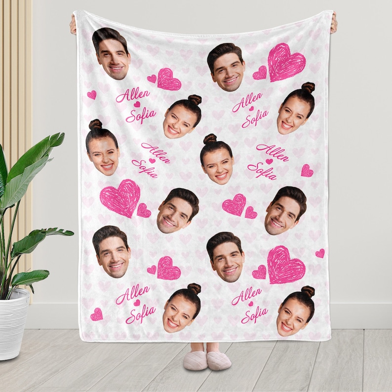 Personalized Funny Face Blanket for Comfort & Unique | BKFace04