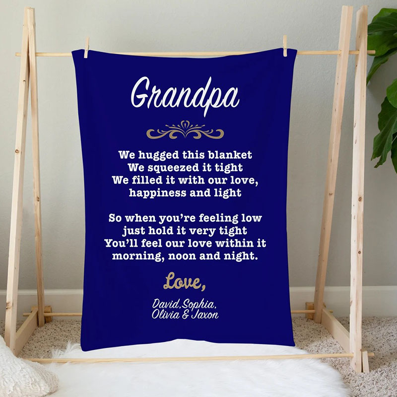 Personalized Love Letter Blanket for Comfort & Unique | BKletter09