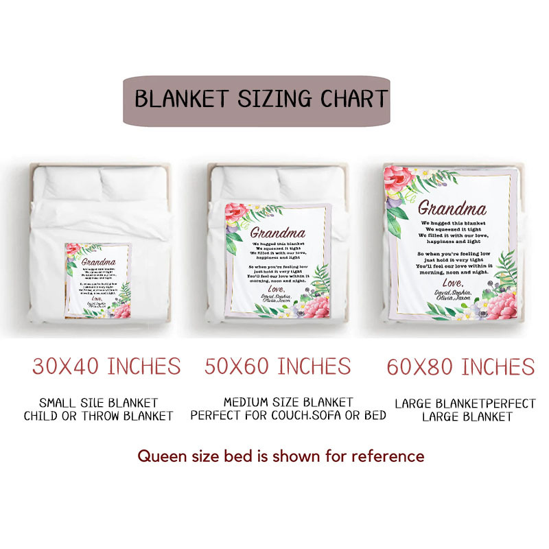 Personalized Love Letter Blanket for Comfort & Unique | BKletter04