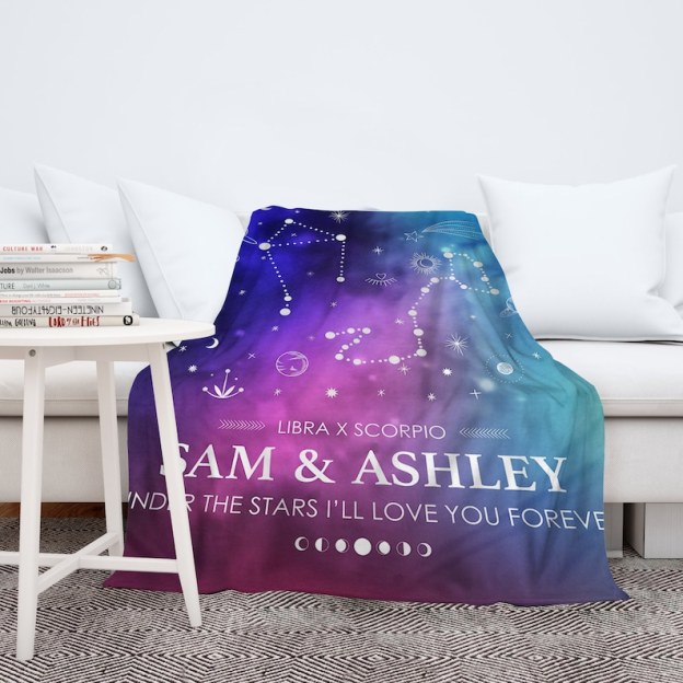 Personalized Anniversary Blanket for Comfort & Unique | BKAN008