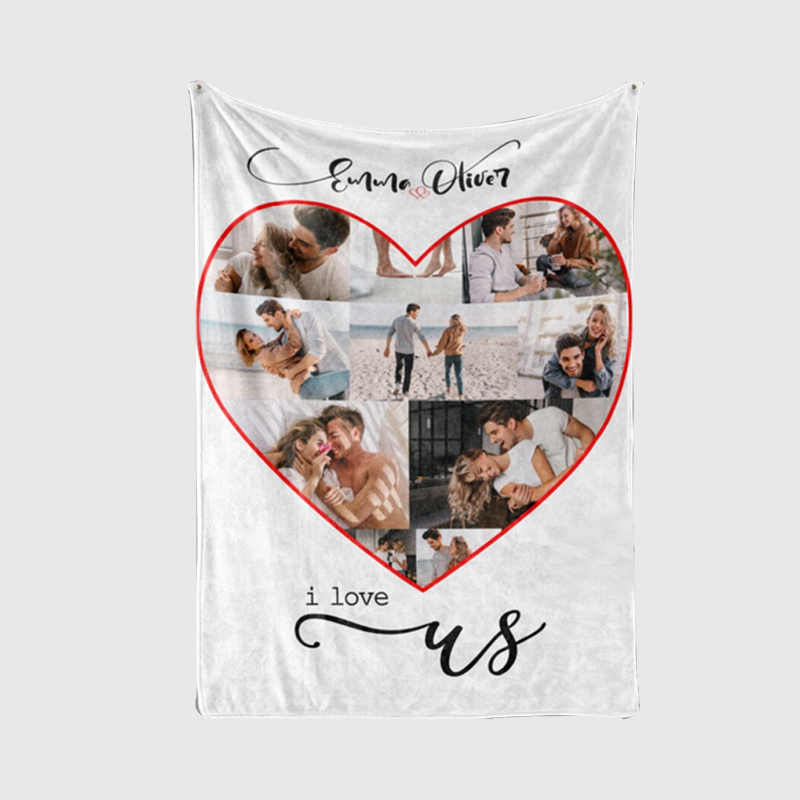 Personalized Memorial Photo Blanket for Comfort & Unique | BKphoto13