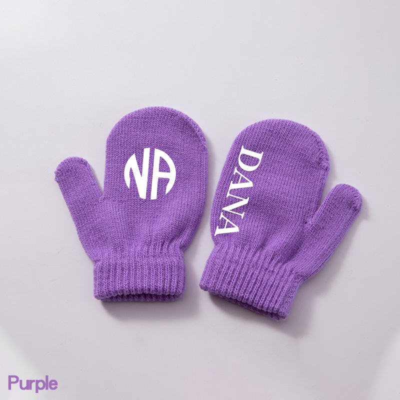 Personalized Kid Color Mitten Gloves for Comfort & Unique | HGKid01