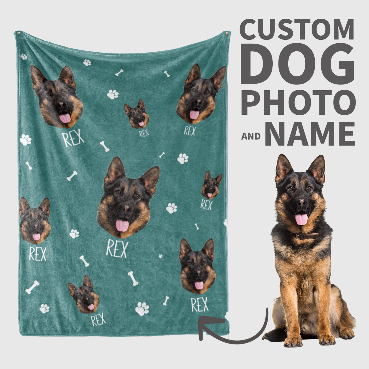 Personalized Lovely Pet Blanket for Comfort & Unique | BKPet05
