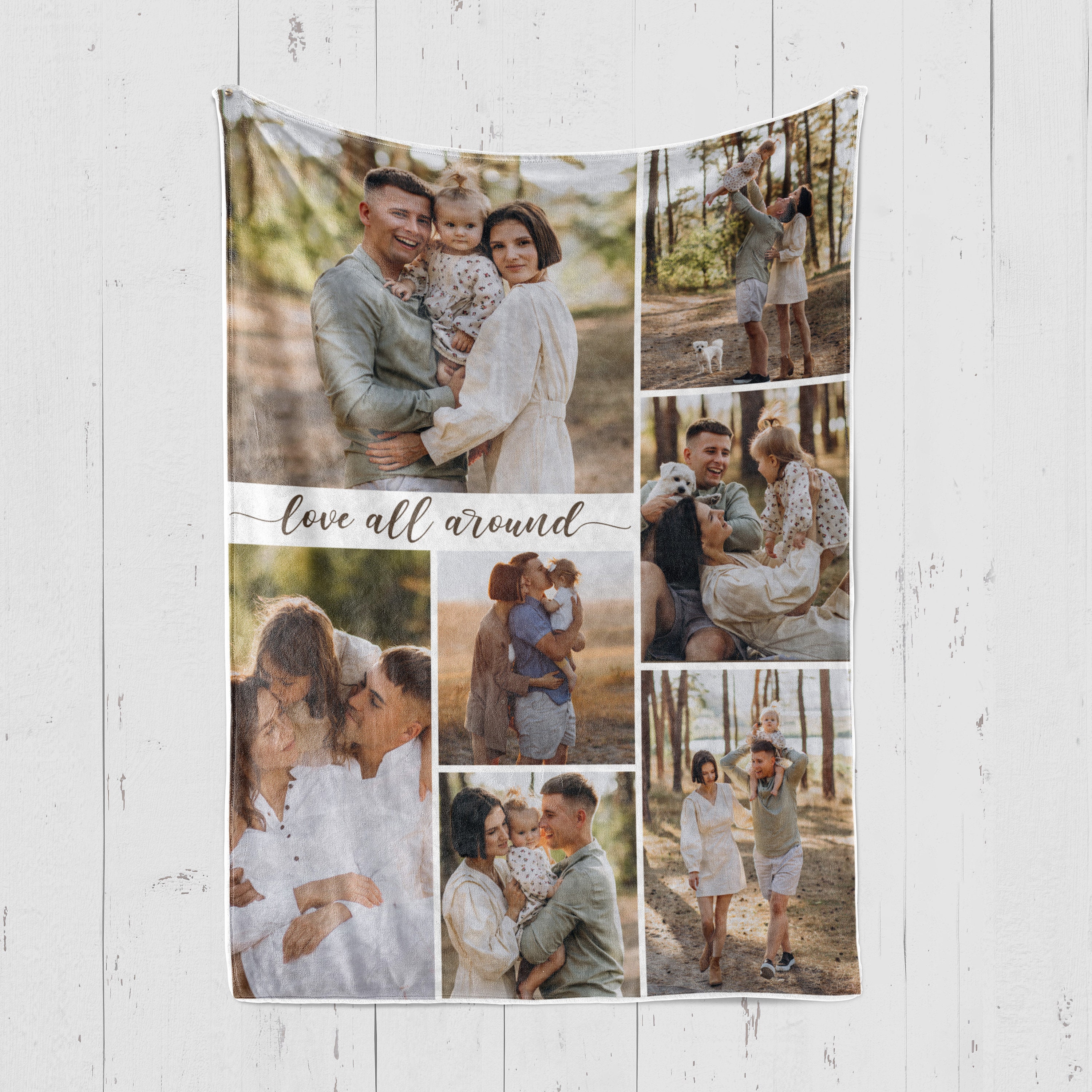 Personalized Memorial Photo Blanket for Comfort & Unique | BKphoto04