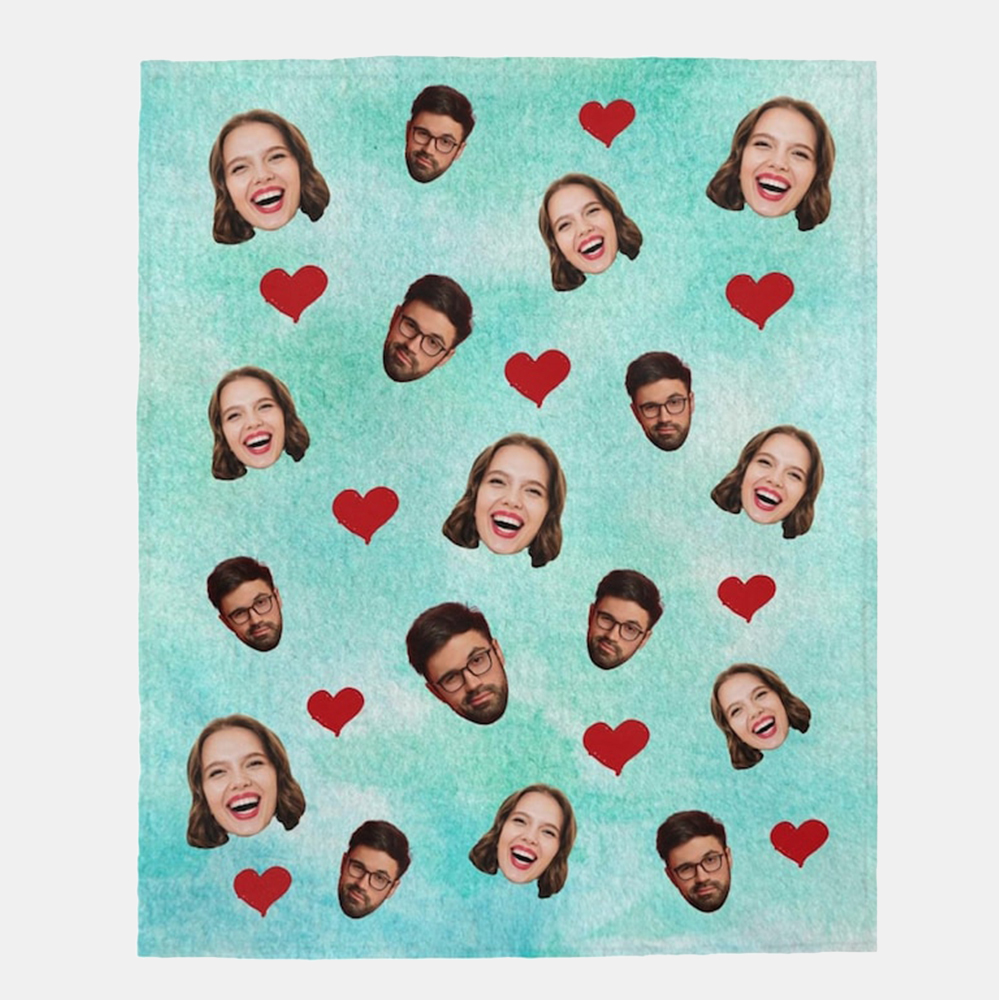 Personalized Funny Face Blanket for Comfort & Unique | BKFace05