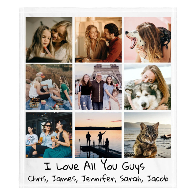 Personalized Photo Blanket for Comfort & Unique | BKphoto01