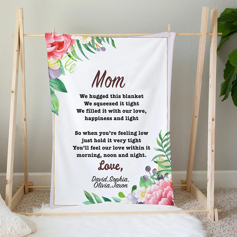 Personalized Love Letter Blanket for Comfort & Unique | BKletter03