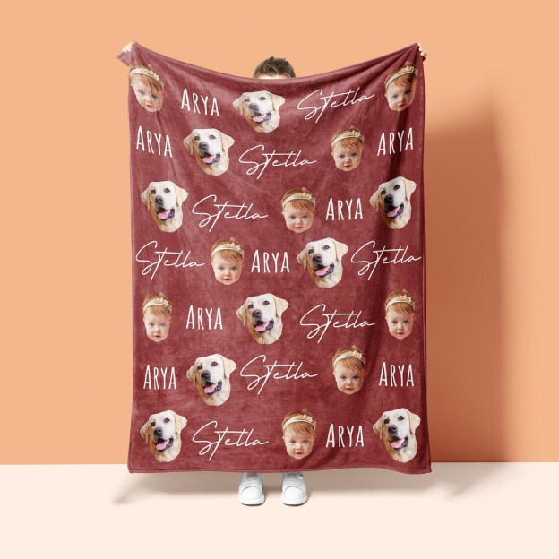 Personalized Funny Face Blanket for Comfort & Unique | BKFace01