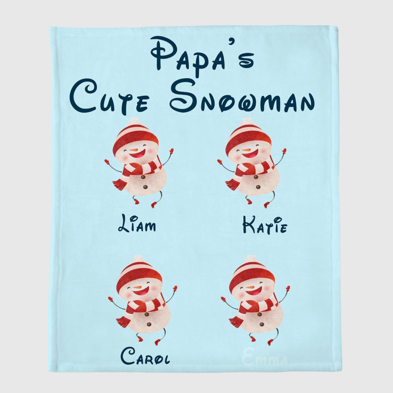 Personalized Merry Christmas Blanket for Comfort & Unique | BKMC09