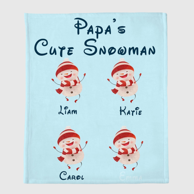 Personalized Merry Christmas Blanket for Comfort & Unique | BKMC09