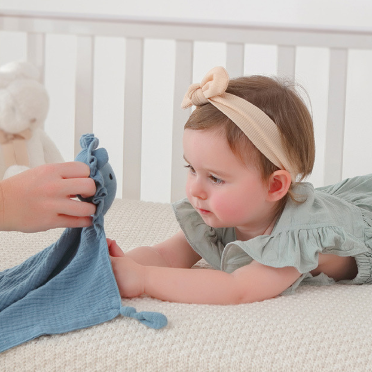 Personalized Baby Embroidery Comforter Sleep Toy | CWToy02