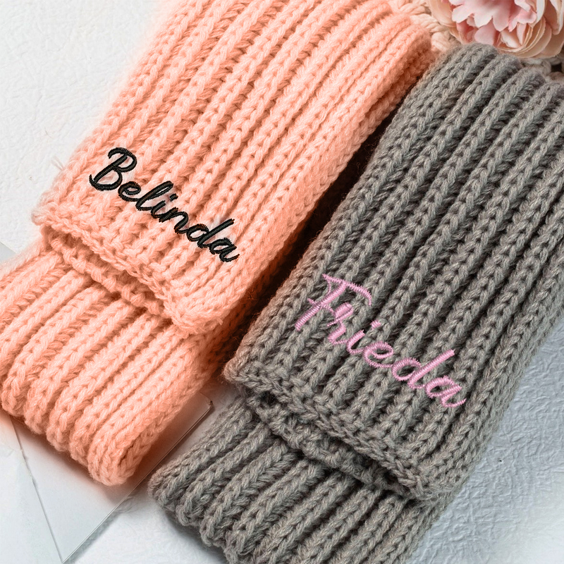 Personalized Embroidery Kid Color Scarf for Comfort & Unique | HSKid06