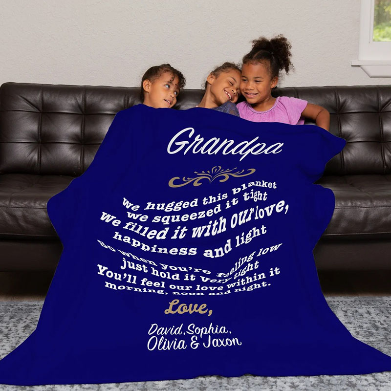 Personalized Love Letter Blanket for Comfort & Unique | BKletter09