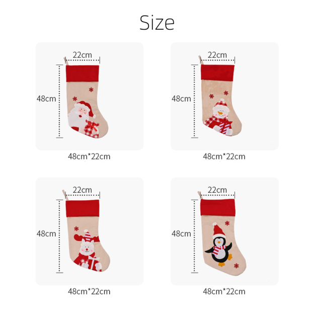 Personalized Christmas Stockings with Family Name | MCGift02
