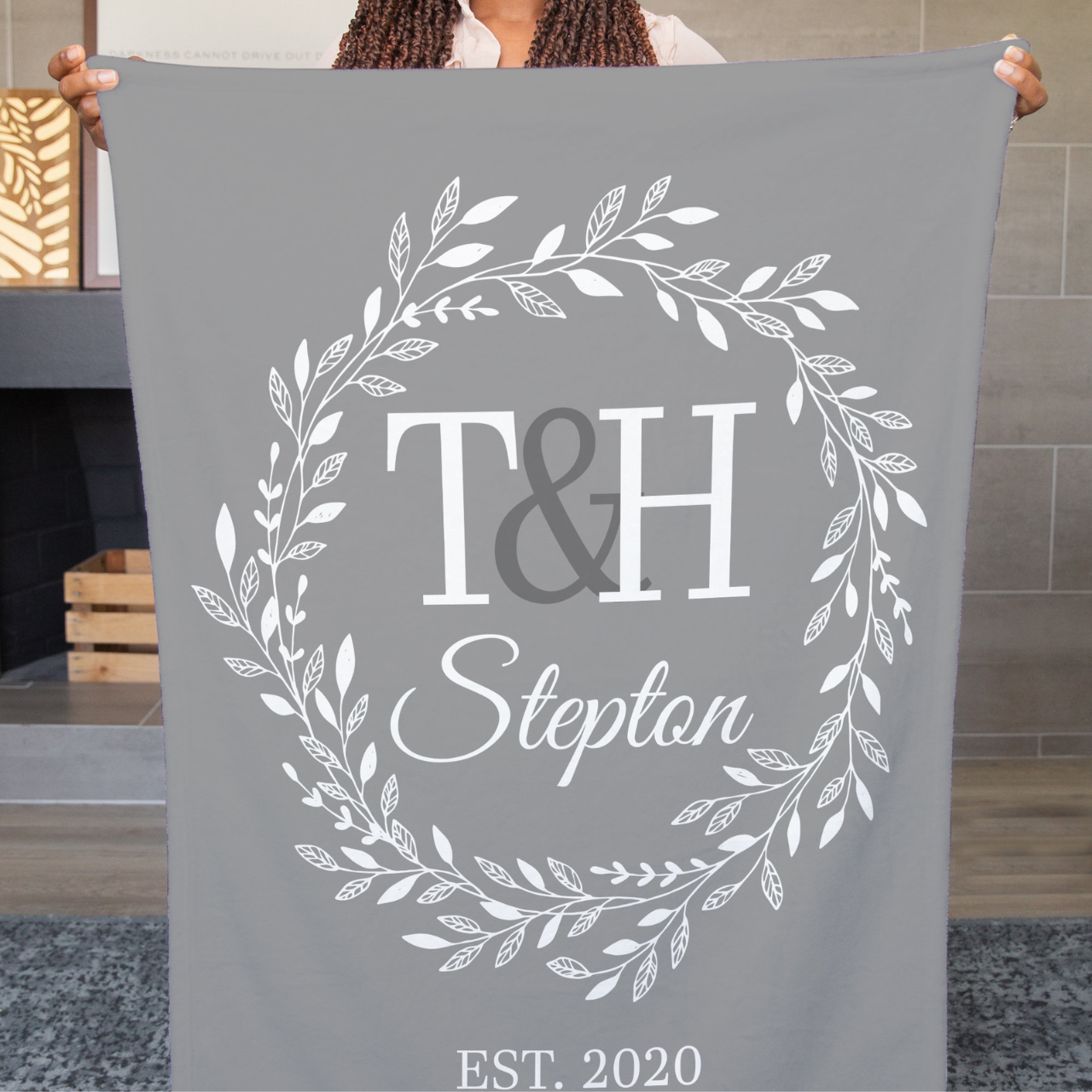 Personalized Anniversary Blanket for Comfort & Unique | BKAN002