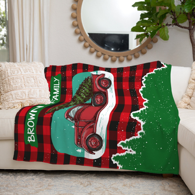 Personalized Merry Christmas Blanket for Comfort & Unique | BKMC04