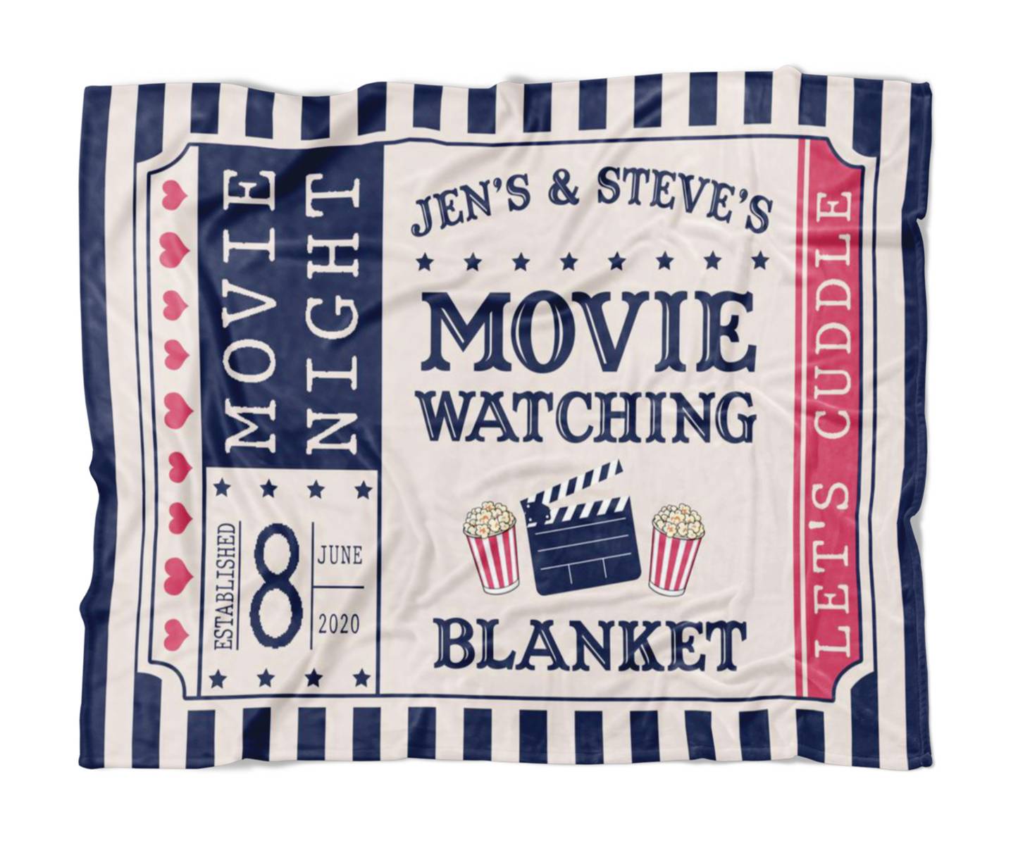 Personalized Anniversary Blanket for Comfort & Unique | BKAN010