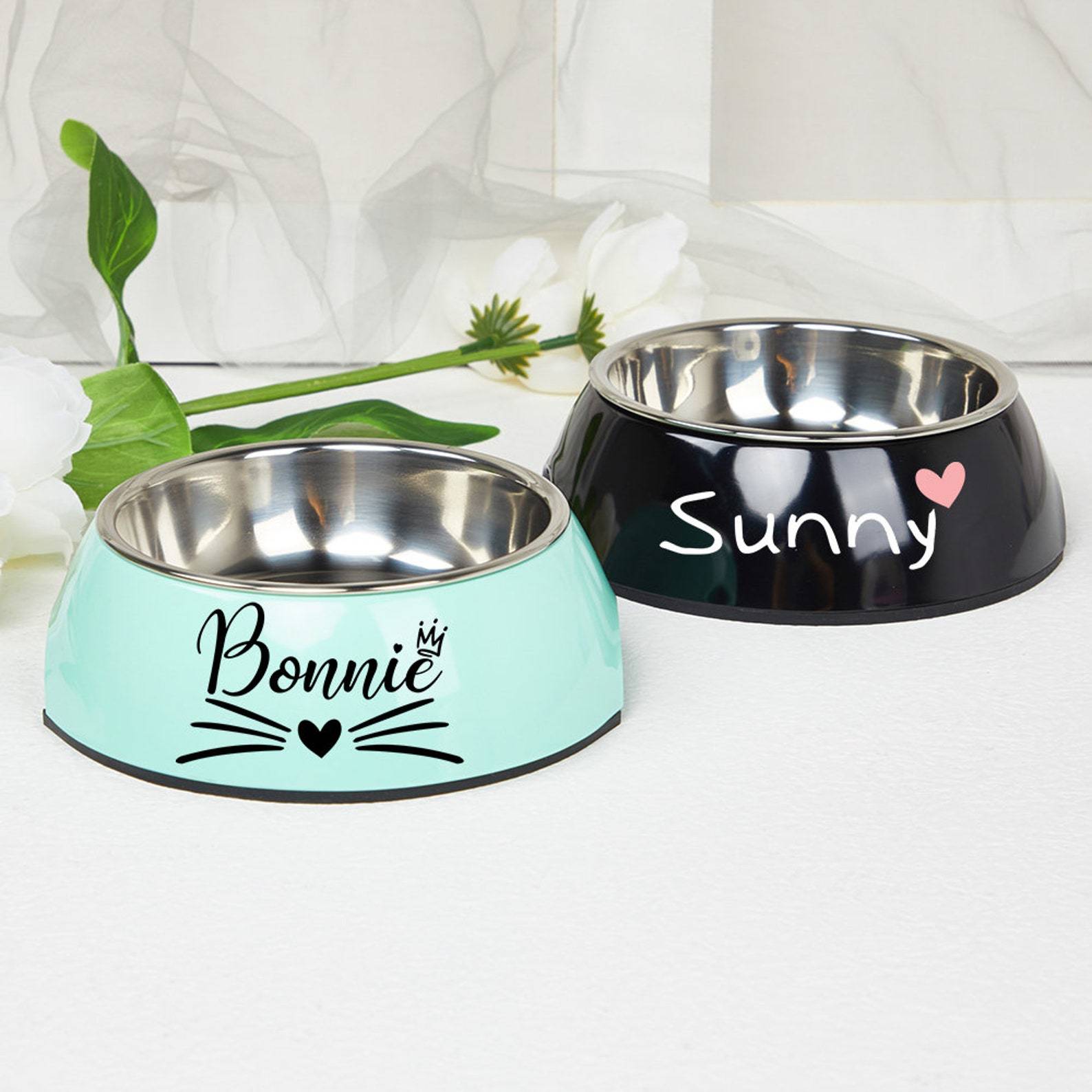 Personalized Pet Stainless Steel Dog Bowl  | CWToy20